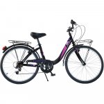 Bicicleta Dino Bikes 24 inch City Summertime negru