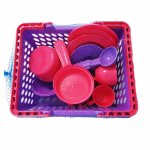Cosulet picnic cu accesorii Burak Toys Purple