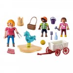 Set Playmobil Invatatoare si copii in carucior
