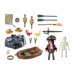 Set constructie Playmobil Set pirat si barca cu vasle
