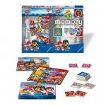 Puzzle + Joc Memory Patrula Catelusilor 25/36/49 piese