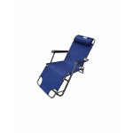 Sezlong-scaun camping panza H015 albastru