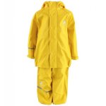 Set jacheta+pantaloni ploaie si windstopper CeLaVi Sunny Yellow 130 cm