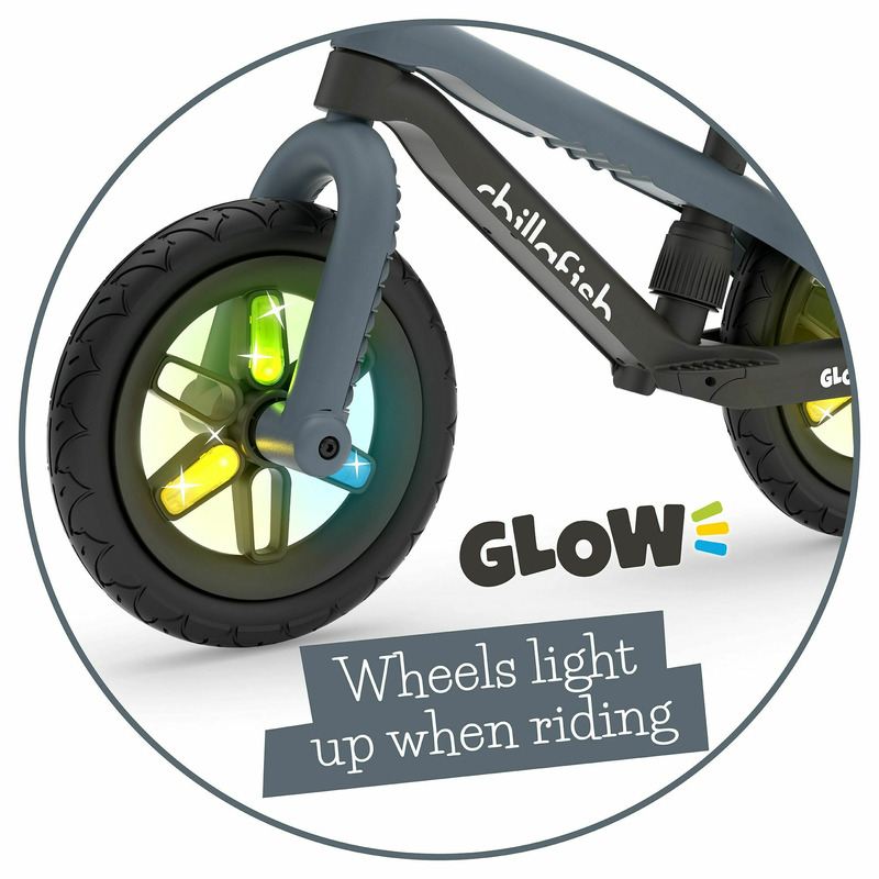 Bicicleta de echilibru Chillafish BMXie Glow Anthracite - 5