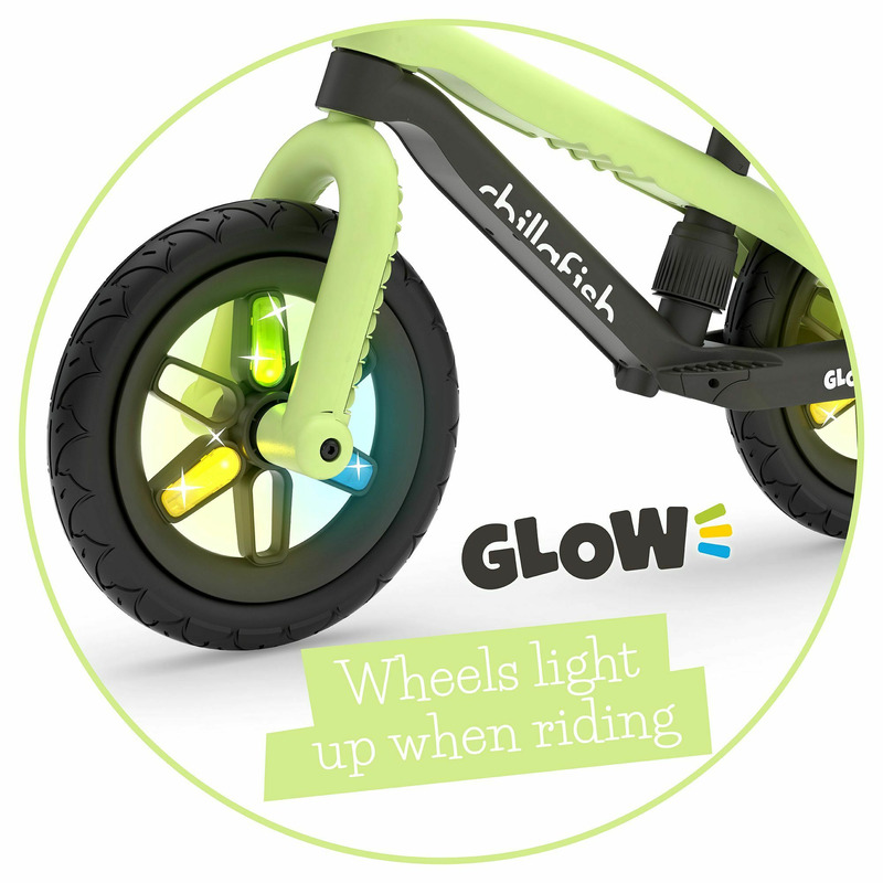Bicicleta de echilibru Chillafish BMXie Glow Pistachio - 5