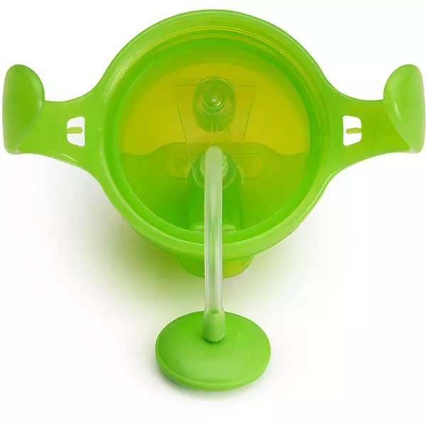 Cana Munchkin Any Angle Click Lock cu pai flexibil si manere 6L+ 207ml green - 2 | YEO