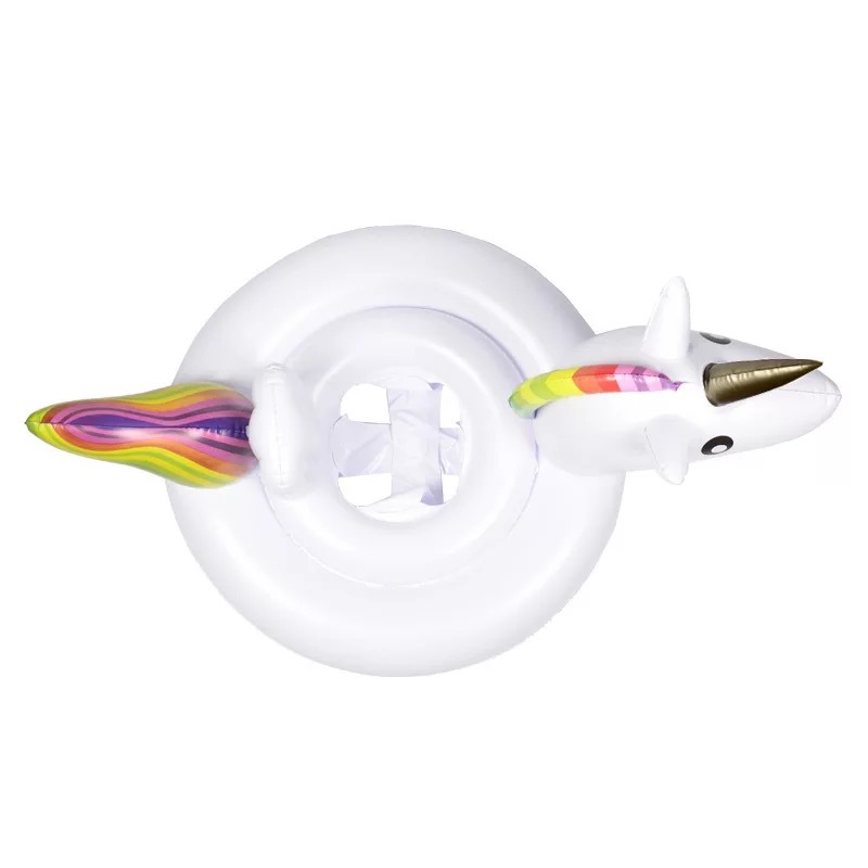 Colac de inot gonflabil pentru copii model Unicorn 62 cm - 3 | YEO