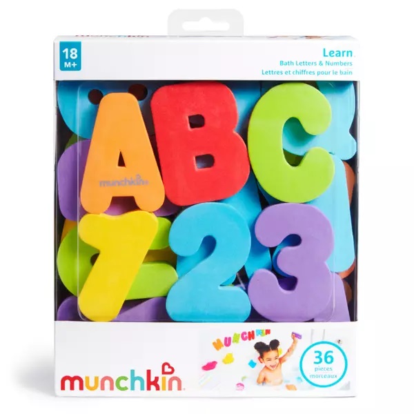 Jucarie de baie Munchkin Learn Letters Numbers - 3 | YEO