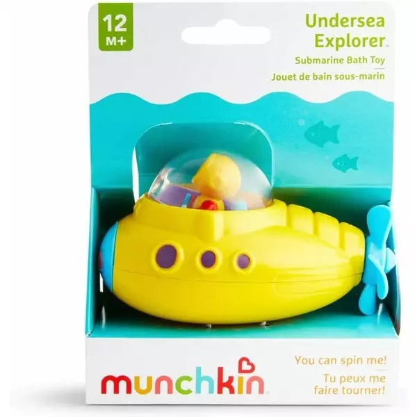 Jucarie de baie Munchkin submarin 12L+ yellow