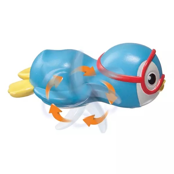 Jucarie de baie innotatoare Munchkin Penguin blue - 2 | YEO