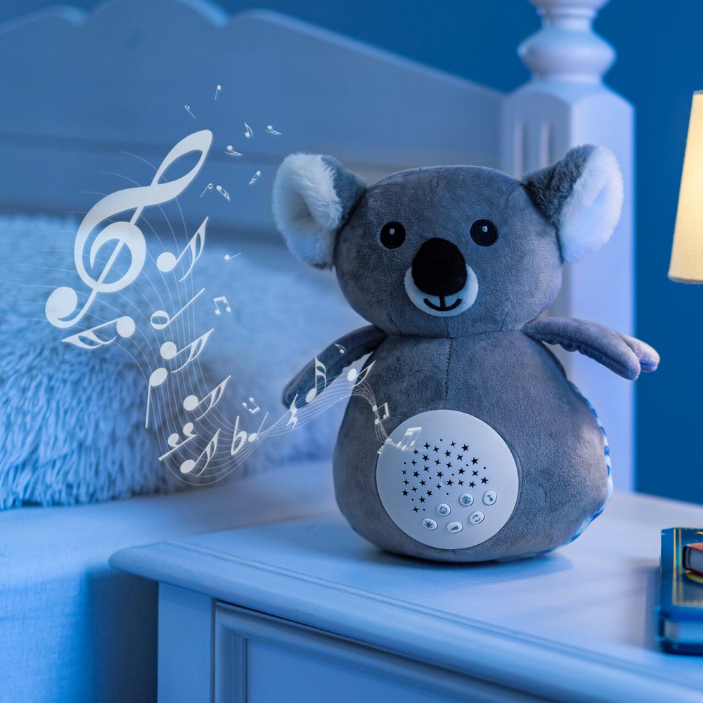 Jucarie din plus Reer Koko Koala lampa de veghe si proiector de stele cu muzica - 3