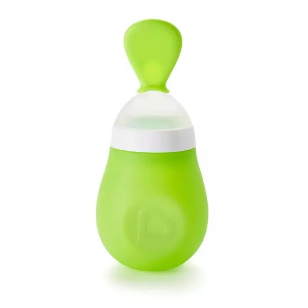 Lingurita cu rezervor Munchkin pentru bebelusi Squeeze 4L+ green - 1 | YEO