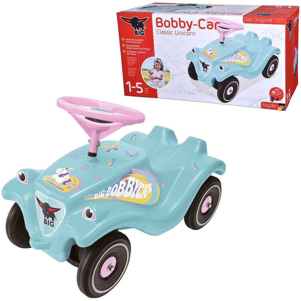 Masinuta de impins Big Bobby Car Classic Unicorn - 5