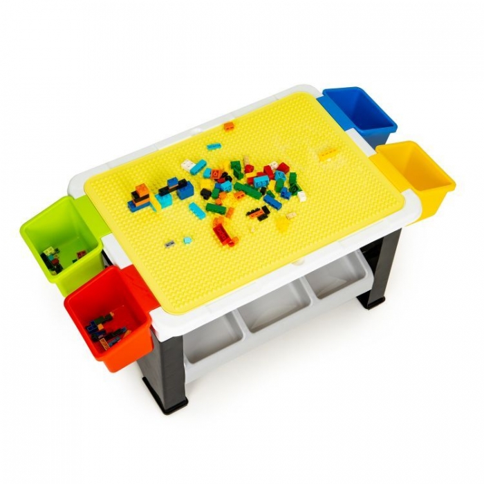 Masuta pentru joaca cu blocuri tip lego Ecotoys HC491716 - 2