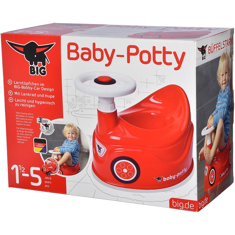 Olita educativa pentru copii Big Baby Potty red - 2 | YEO