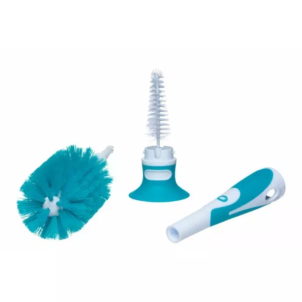 Perie 2 in 1 Bebe Confort pentru biberoane si tetine cu ventuza 0L+ - 3 | YEO