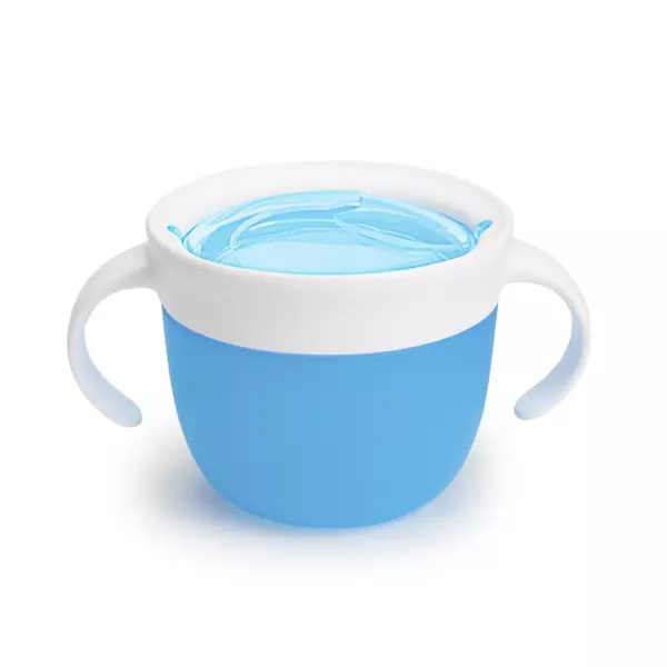 Set 2 recipiente pentru gustari Munchkin Snack 12L+ bluegreen