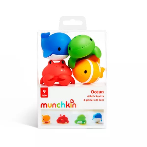 Set 4 jucarii de baie Munchkin Ocean 10L+ - 1 | YEO