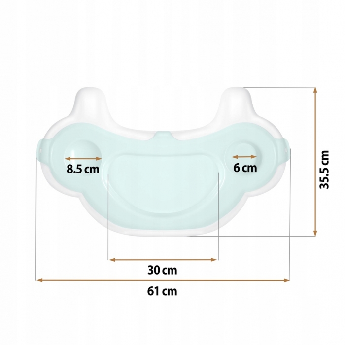 Tava pentru scaunul de masa Ricokids Sinco turcoaz - 3 | YEO