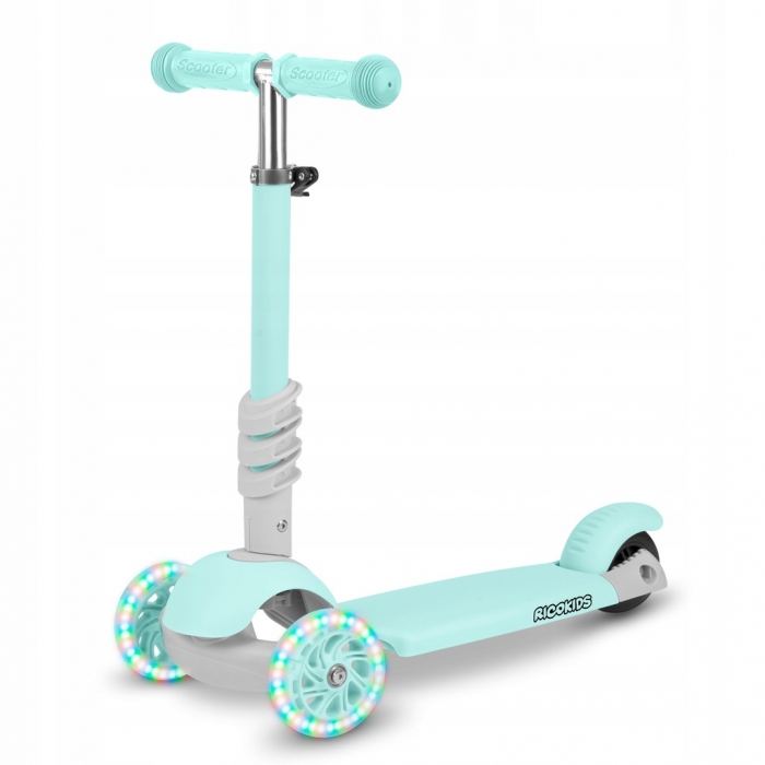 Trotineta 3 in 1 cu roti cu led Ricokids Buggy mint