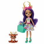 Set figurine surpriza enchantimals Danessa Deer si Sprint baby best friends
