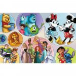 Puzzle Trefl Primo Super Shape XXL Disney 100 Lumea Disney 160 piese