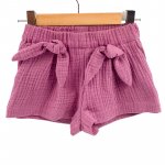 Pantaloni scurti de vara Too pentru copii din muselina cu talie lata Lavender 2-3 ani