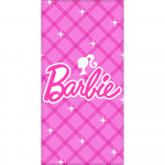 Prosop de plaja Eplusm Barbie 70x140 cm roz