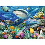 Puzzle Ravensburger Reef of the Sharks 100 piese XXL