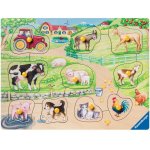 Puzzle din lemn Ravensburger My First Wooden Puzzles 10 piese