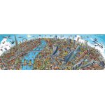 Puzzle panoramic Schmidt Cityscape London 1000 piese