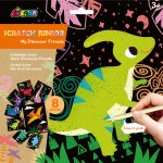 Set de razuit Scratch Junior Prietenii mei dinozauri