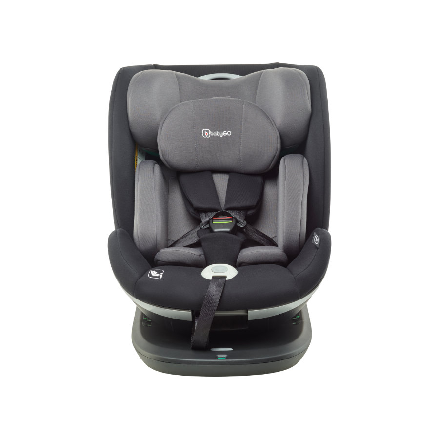 Scaun auto rotativ BabyGo Grow Up 360 Black 0-36 kg