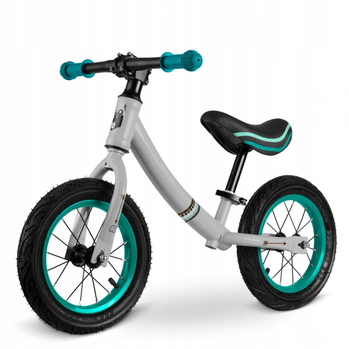 Bicicleta fara pedale Ricokids 760100 turcoaz - gri - 3 | YEO