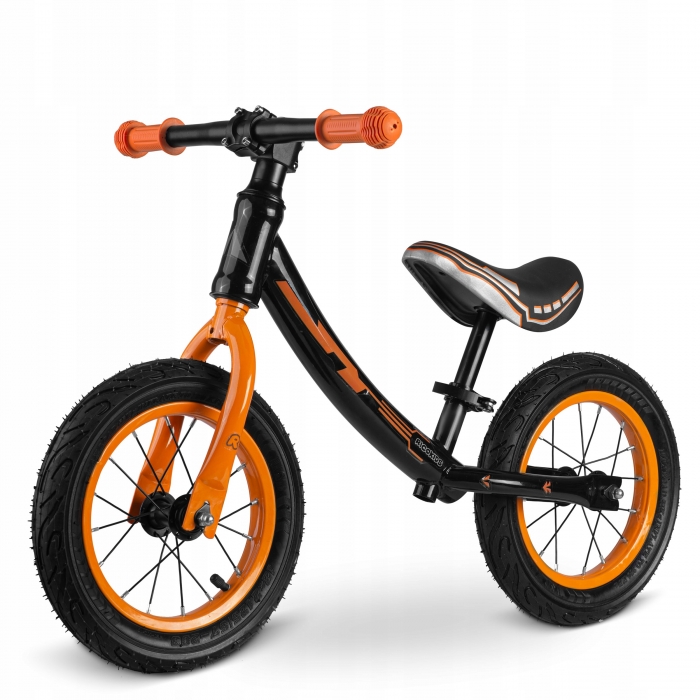 Bicicleta fara pedale Ricokids 760101 negru - portocaliu - 3 | YEO