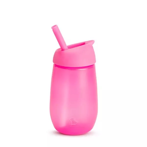 Cana Simple Clean Munchkin cu pai 296ml 12L+ pink