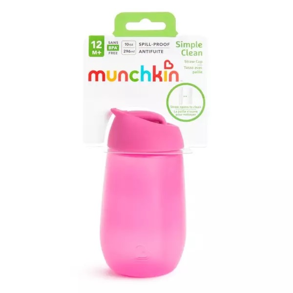 Cana Simple Clean Munchkin cu pai 296ml 12L+ pink - 3 | YEO