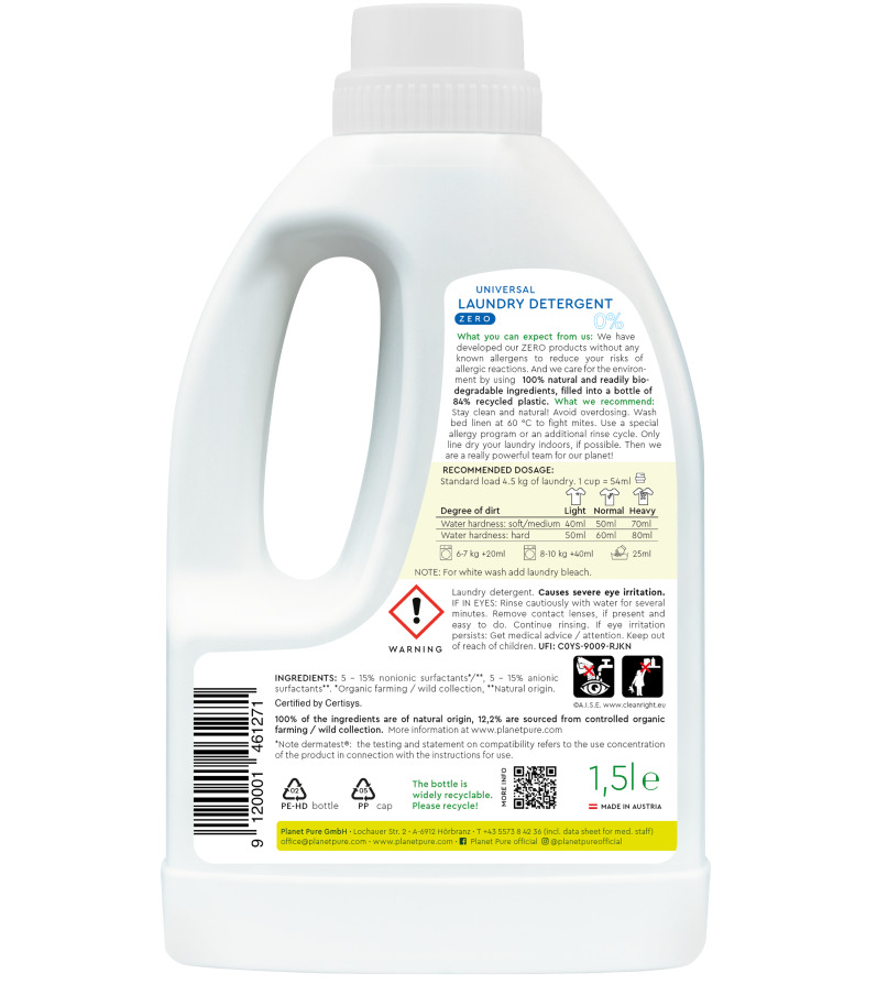 Detergent bio Planet Pure pentru rufe neutru 1.5 litri nichiduta.ro imagine noua responsabilitatesociala.ro