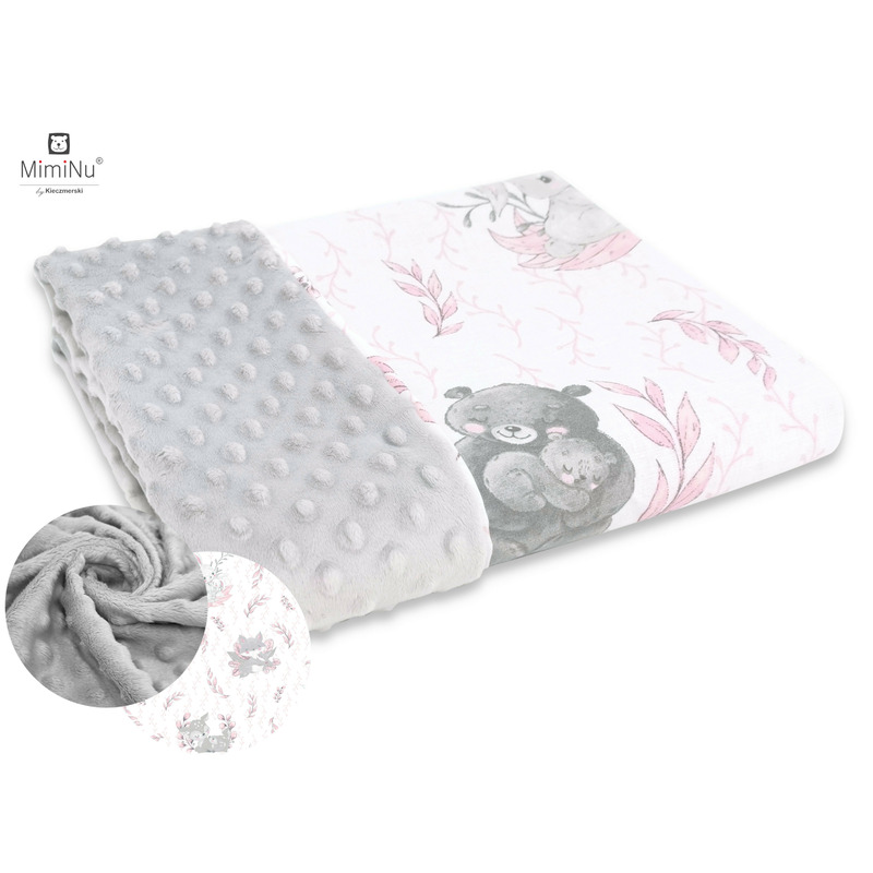 Set pentru bebelusi 6+1 piese MimiNu 120x60 cm Lulu Rose - 1