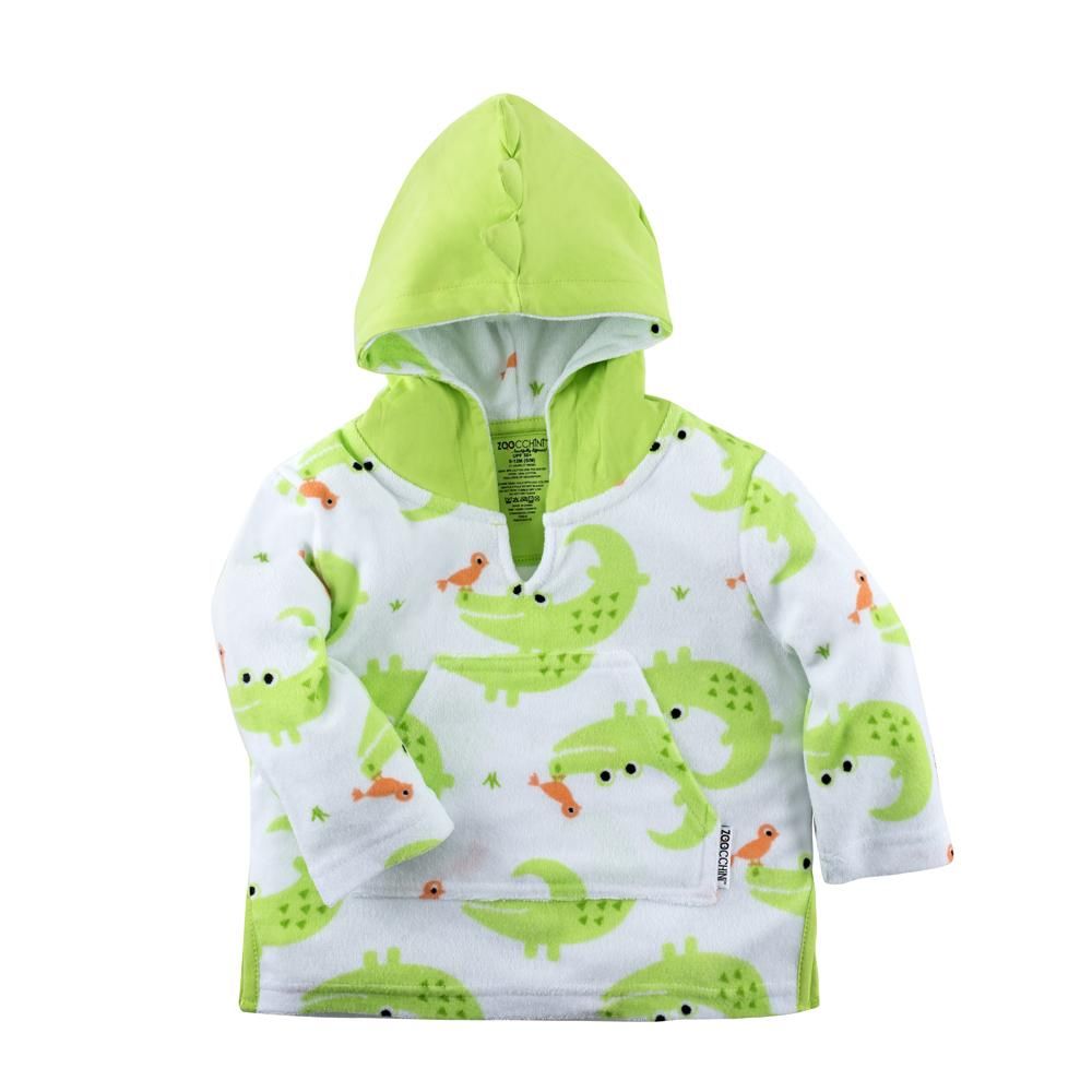 Poncho Baie UPF50 + Zoocchini 0-12 luni Alligator - 1 | YEO