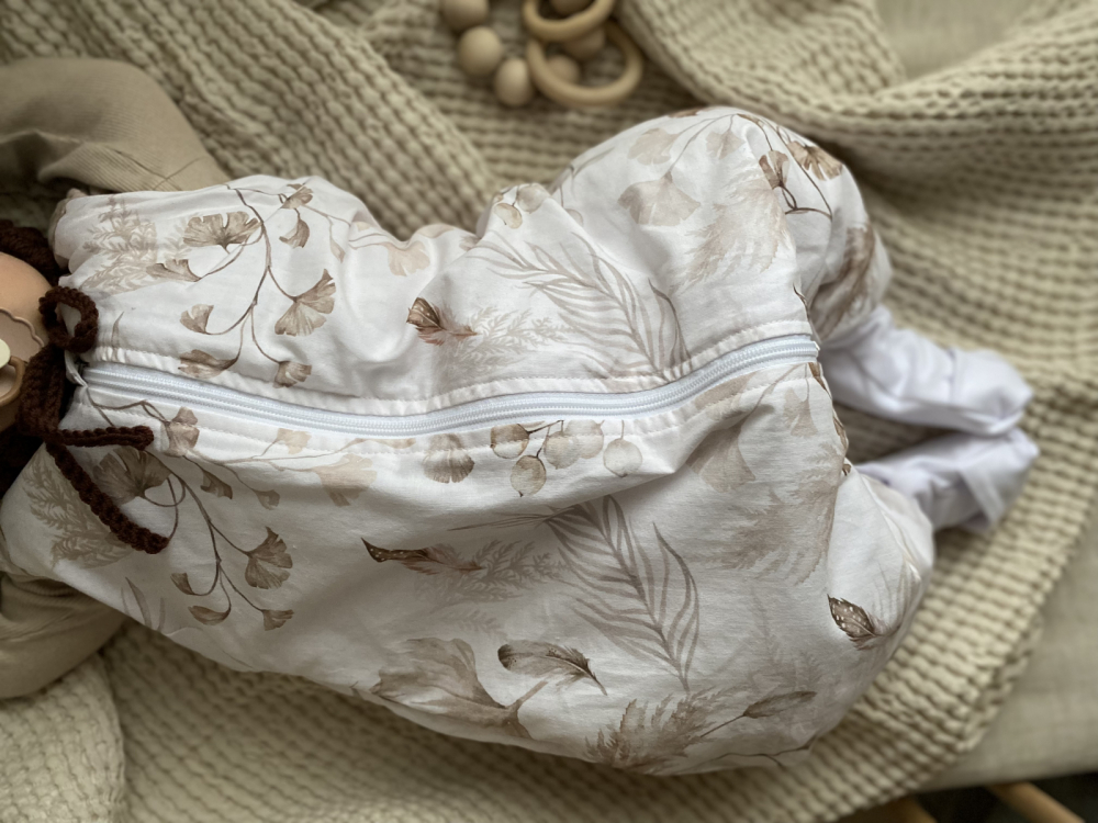 Sac de dormit cu picioare bumbac 1 tog Eucalipt S 1 - 3 ani - 4