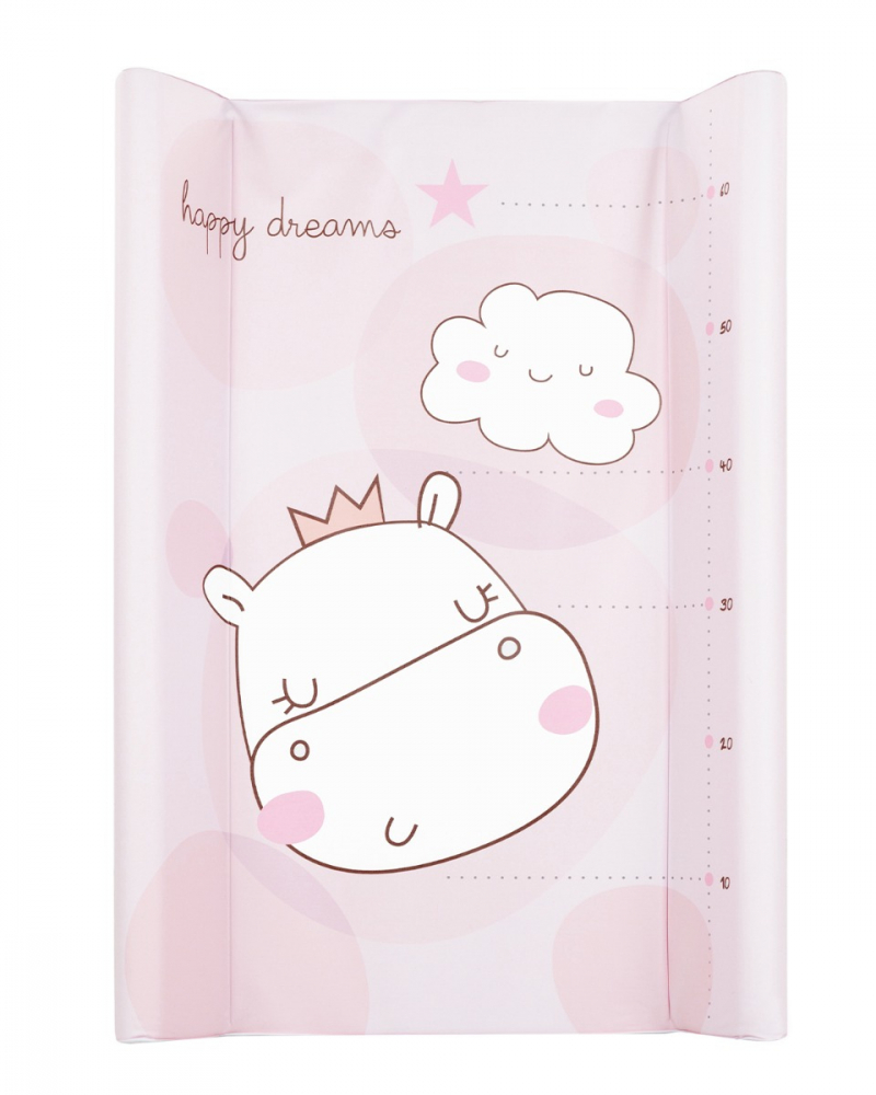 Saltea infasat cu intaritura KikkaBoo 80 x 50cm Hippo Dreams