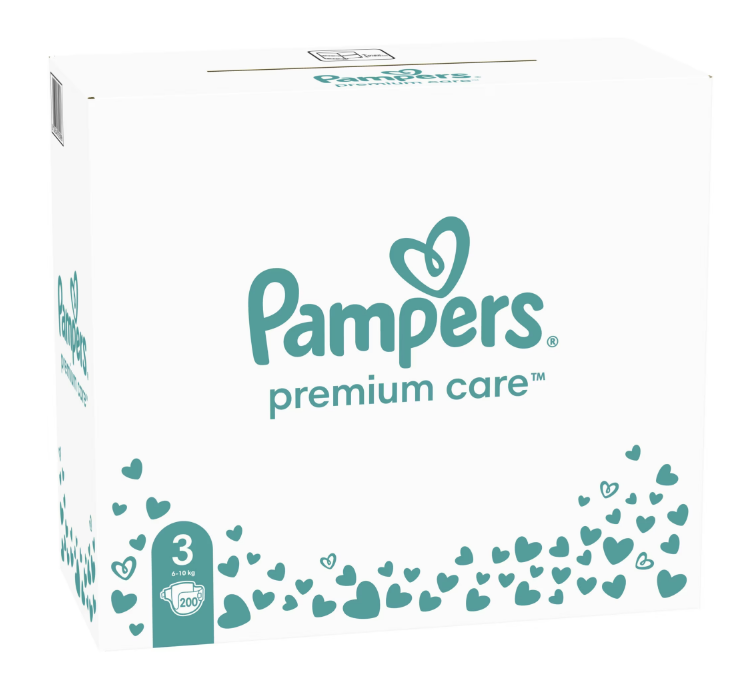 Scutece Pampers Premium Care XXL marimea 3, 6-10 kg 200 buc - 1 | YEO