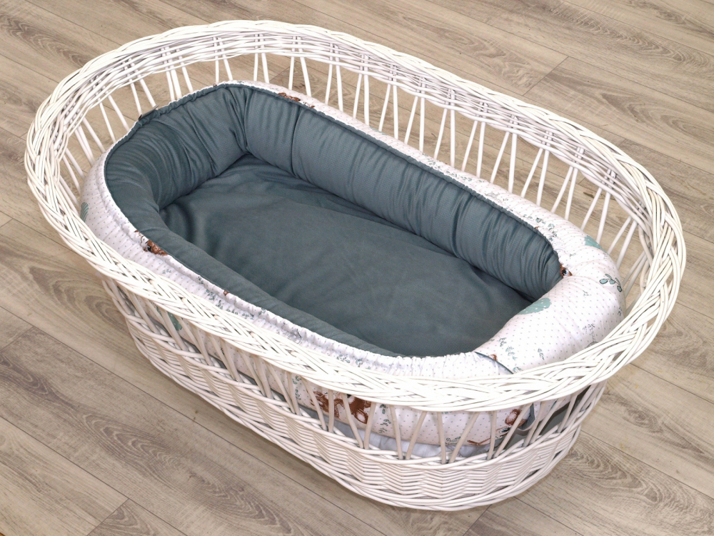 Suport de dormit Babynest by Amy Premium bumbac si catifea Caprioara mica 70x45x15 cm - 1 | YEO