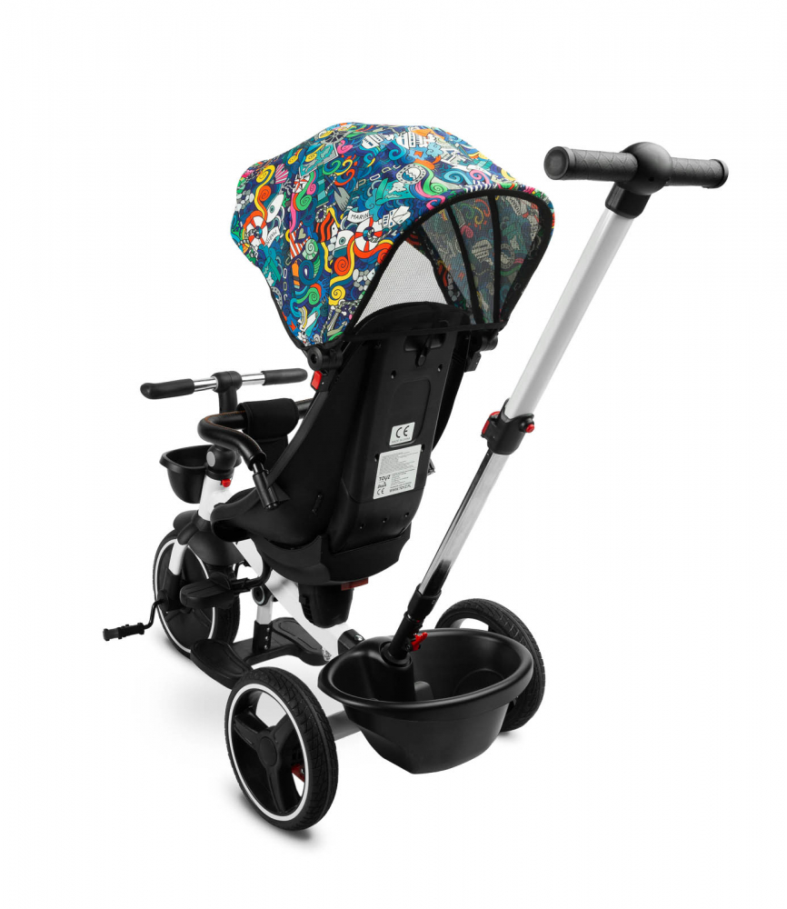 Tricicleta cu maner parental si scaun reversibil Toyz Dash Melanj La Plimbare 2023-09-21