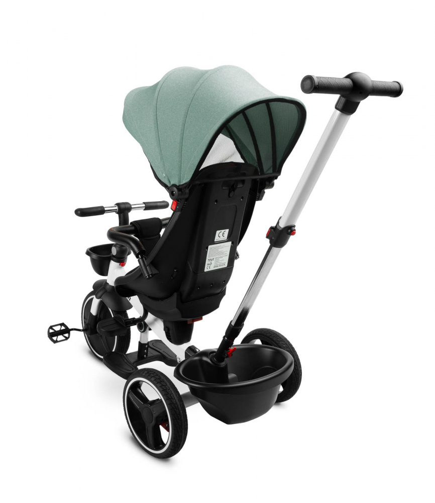 Tricicleta cu maner parental si scaun reversibil Toyz Dash verde La Plimbare 2023-09-21