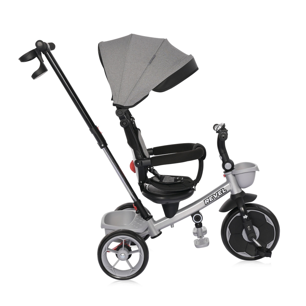 Tricicleta Cu Sezut Rotativ La 360 Grade 1-5 Ani Revel Grey