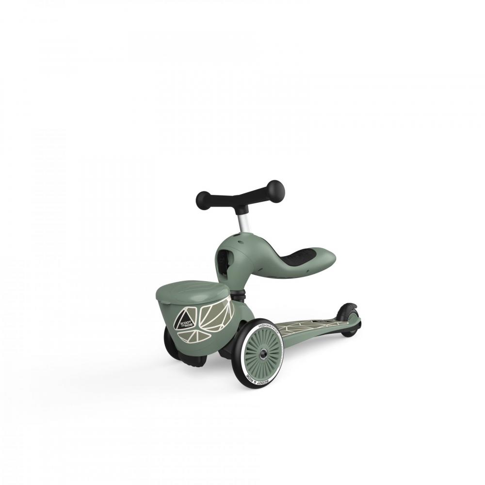 Trotineta Copii Cu Sezut Scoot And Ride Transformabila 2 In 1 Highwaykick 1 Lifestyle Greenlines 1-5 Ani