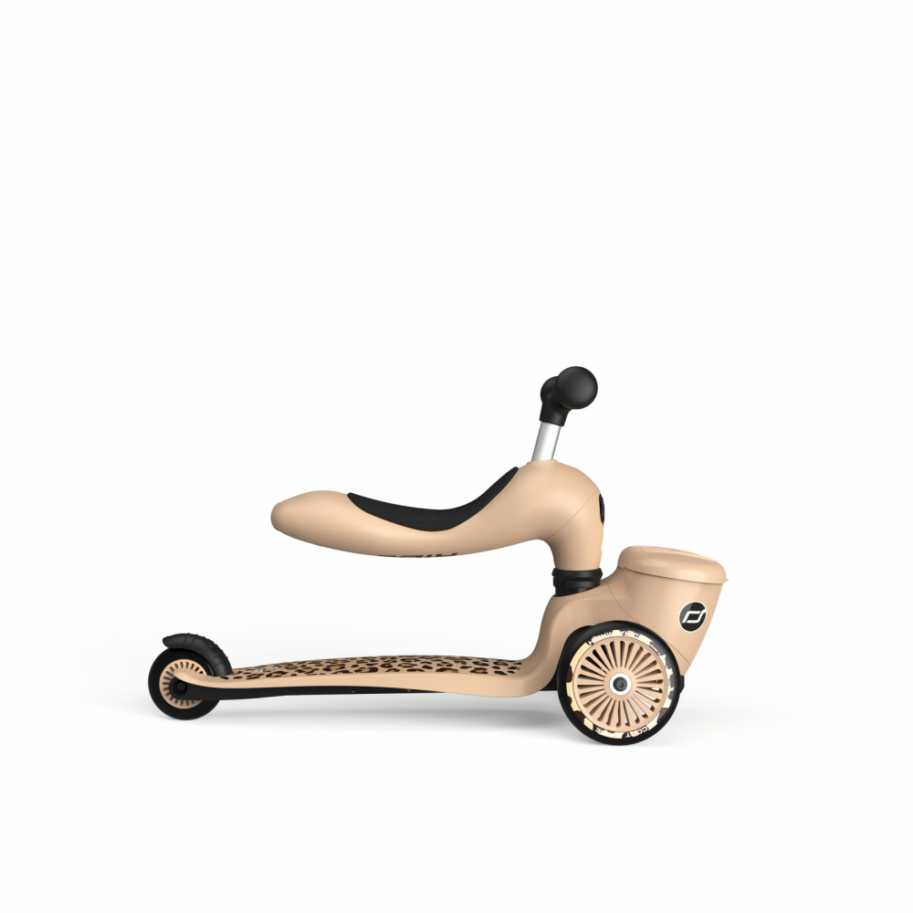 Trotineta Copii Cu Sezut Scoot And Ride Transformabila 2 In 1 Highwaykick 1 Lifestyle Leopard 1-5 Ani