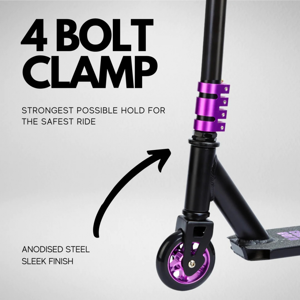 Trotineta de scheme freestyle 2 roti Scooter Deluxe Negru - 4